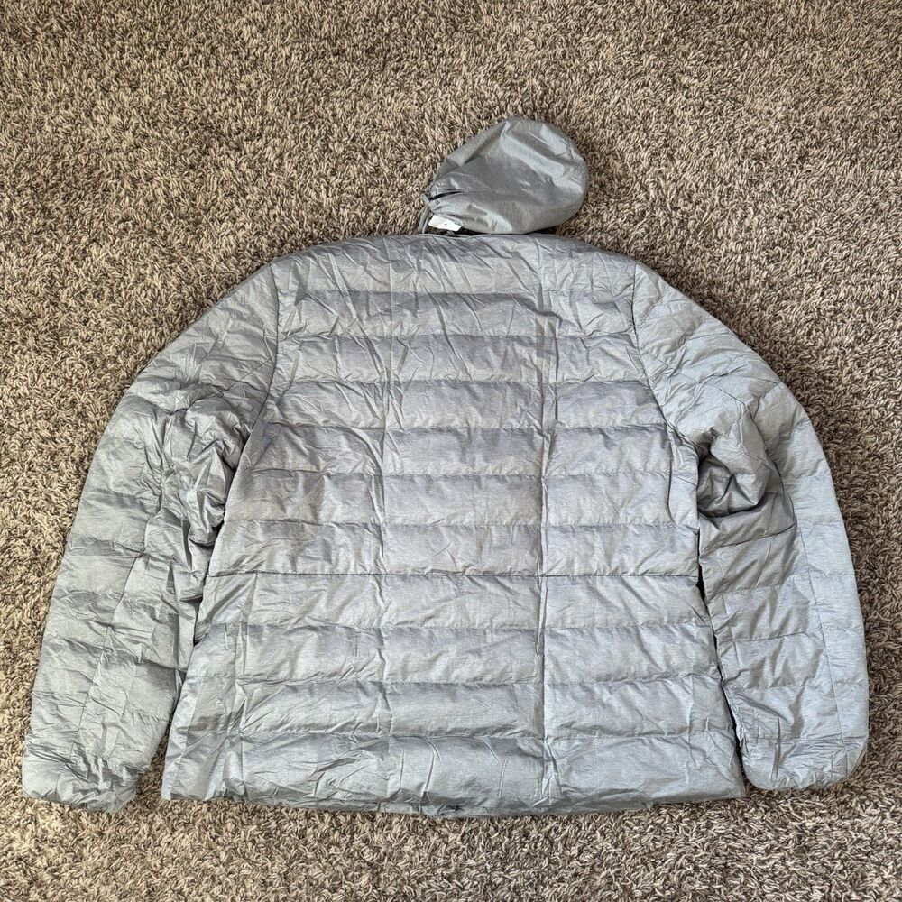 Uniqlo Ultra Light Down Jacket Grey Women XL Packable Puffer Lightweight NWT Bag - Picture 2 of 7